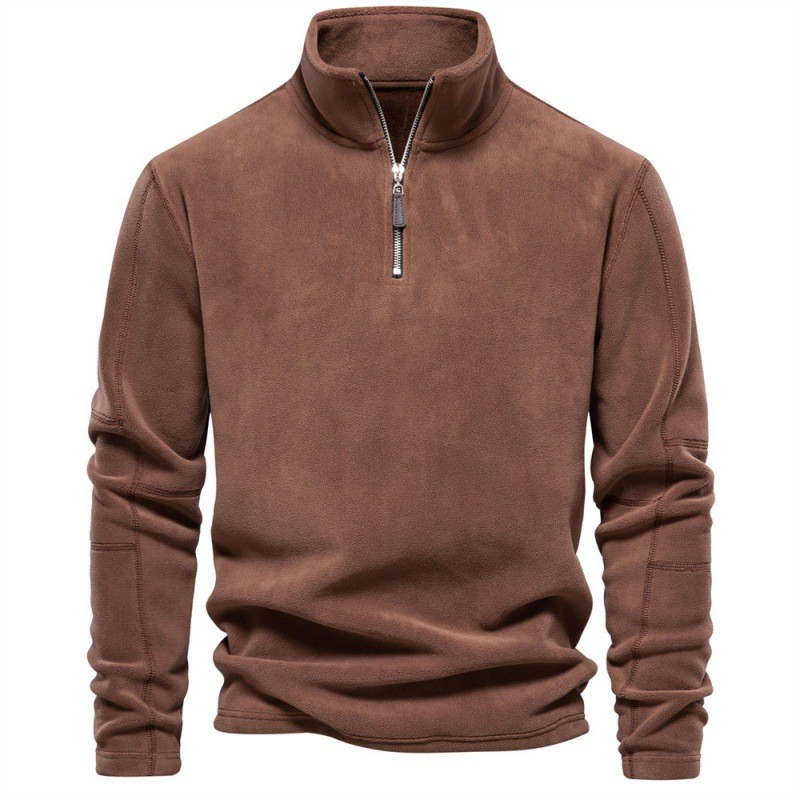 Emil™ | Fleece-Tröja med Kvartsdragkedja