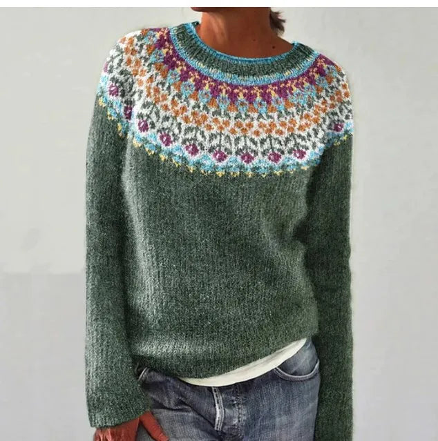 Elvira™ | Retro Hösttröja för Ultimat Komfort och Stil