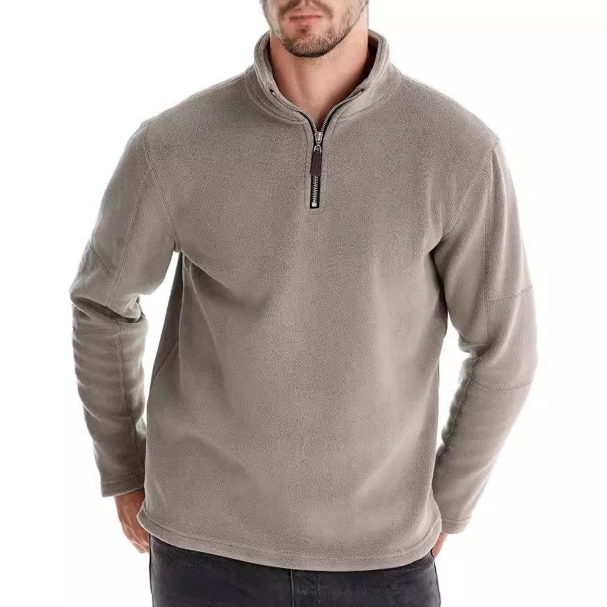 Emil™ | Fleece-Tröja med Kvartsdragkedja