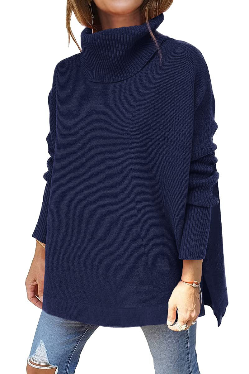 Elvira™ | Oversize Polotröja i Mysig Design