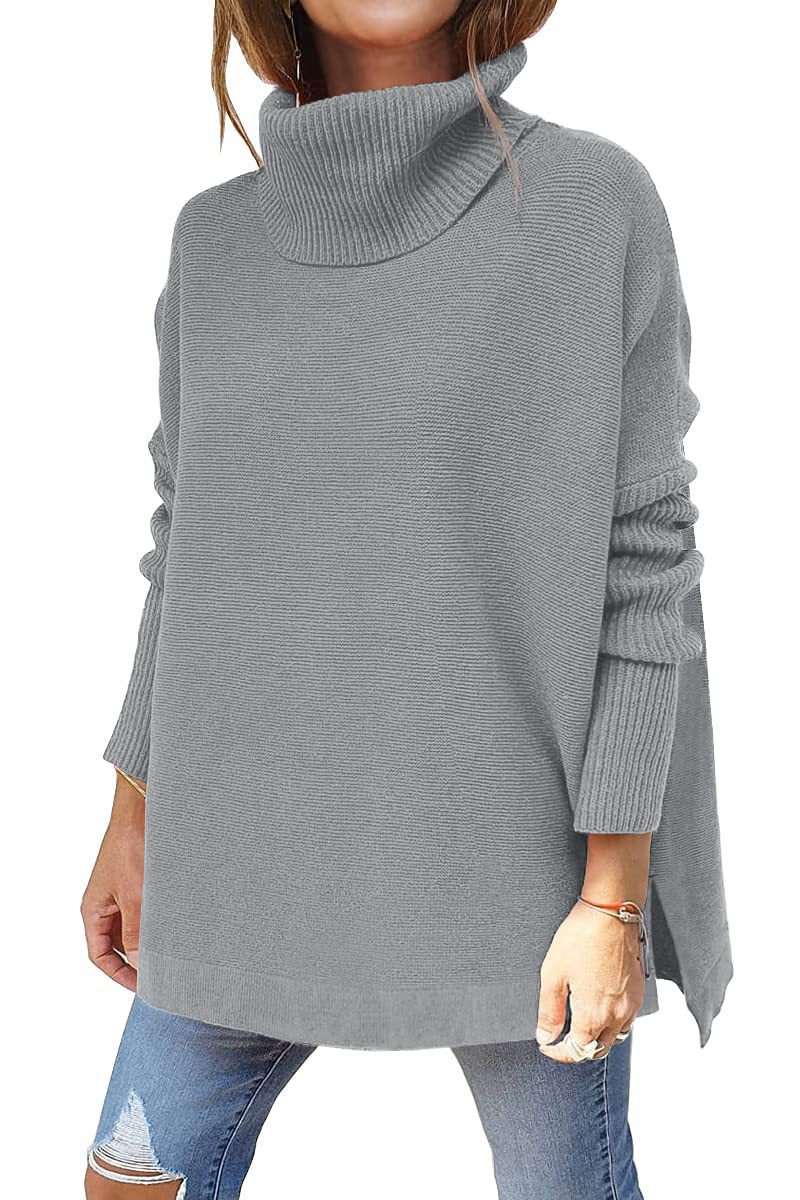 Elvira™ | Oversize Polotröja i Mysig Design