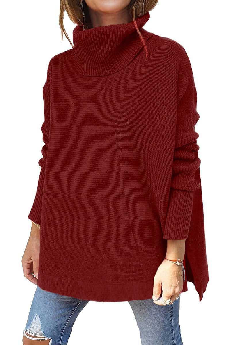 Elvira™ | Oversize Polotröja i Mysig Design