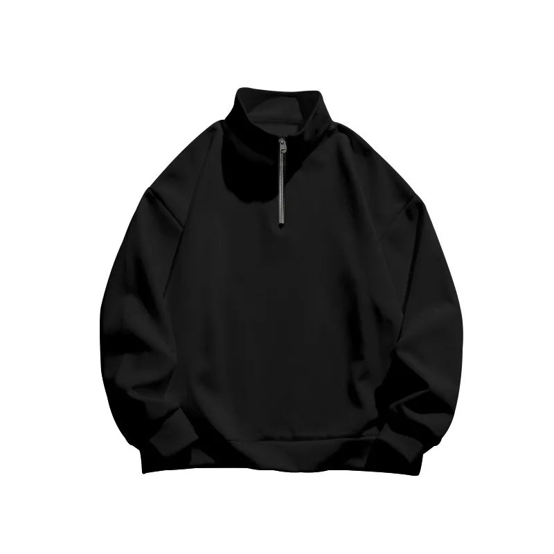 Einar™ | Fleece tröja med ståkrage och halv dragkedja