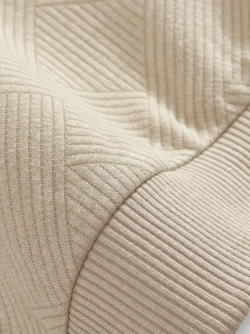 Oskar™ | Vintage Zip-Up Pullover med geometrisk design