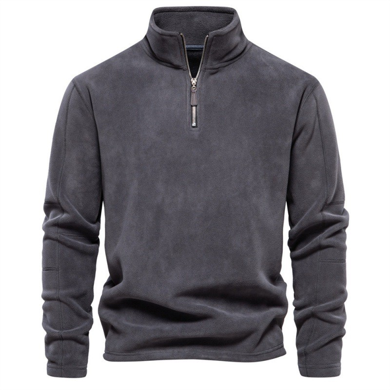Emil™ | Fleece-Tröja med Kvartsdragkedja