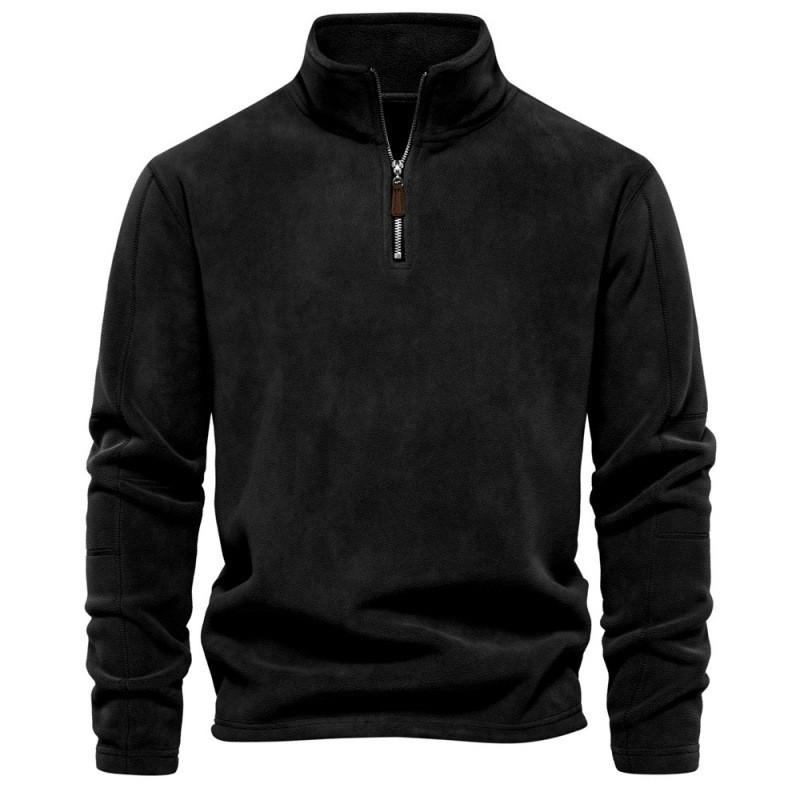 Emil™ | Fleece-Tröja med Kvartsdragkedja