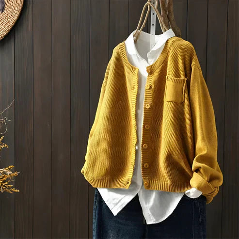 Matilda™ | Klassisk Stickad Cardigan
