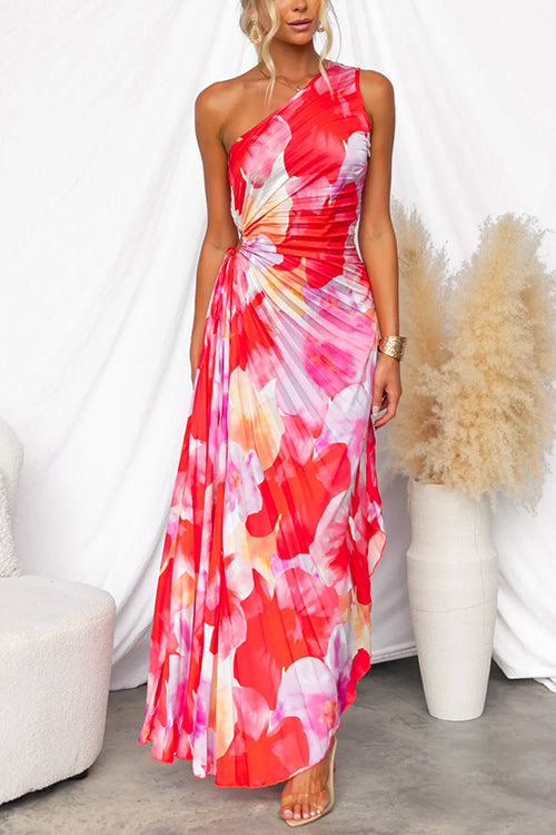 Kacie - Plissiertes Sommerkleid