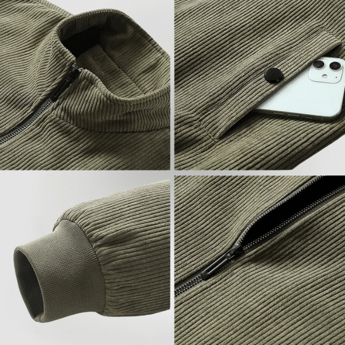 Samuel™ | Cordjacka med fleecefoder