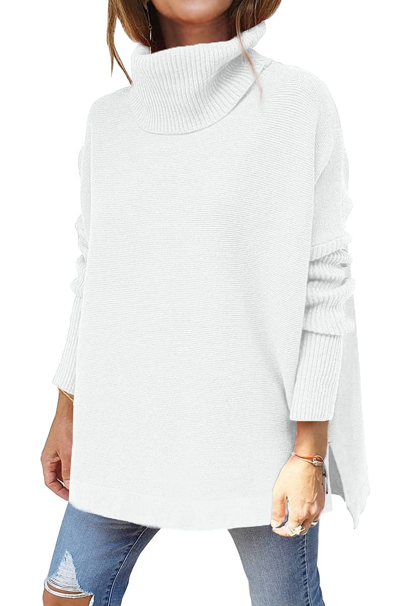 Elvira™ | Oversize Polotröja i Mysig Design