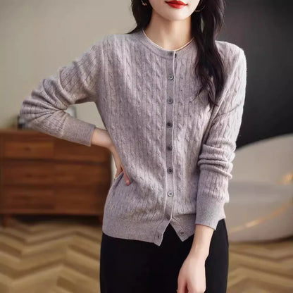Thyra™ | Elegant & Värmande Stickad Kofta