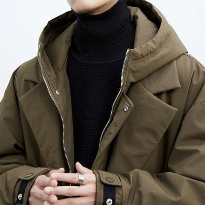 Daniel™ | Elegant och Funktionell Lång Rock för Vinterkylan