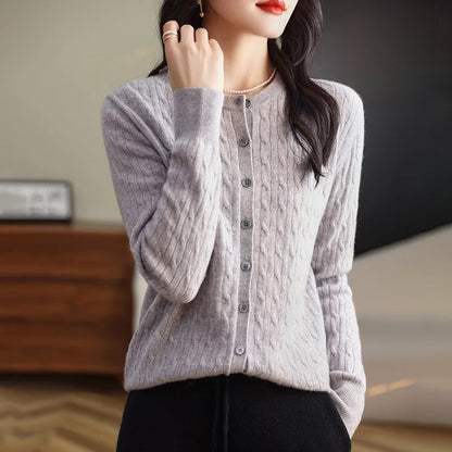 Thyra™ | Elegant & Värmande Stickad Kofta