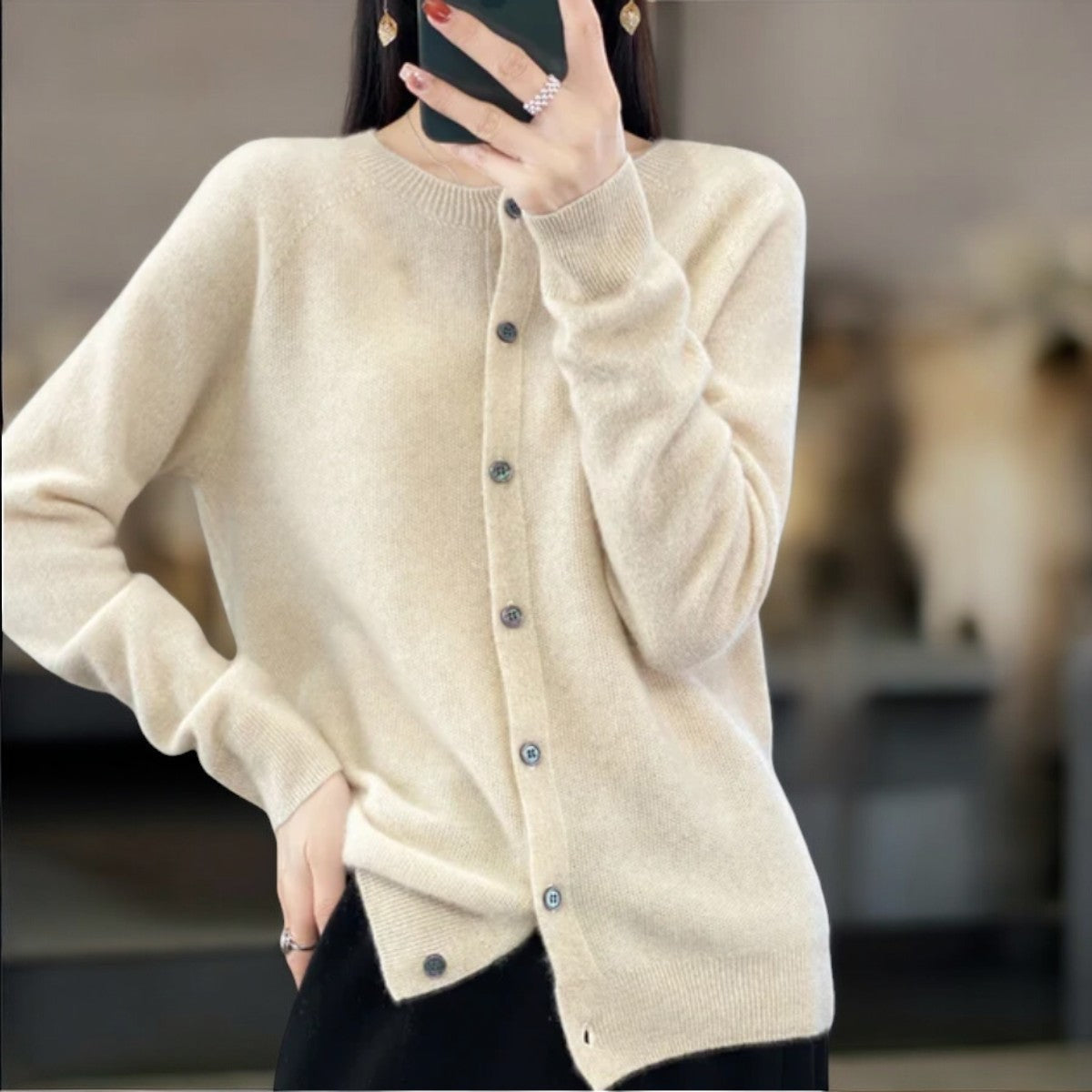 Hedda™ | Mysig ullcardigan
