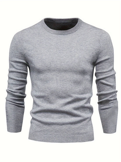 Viggo™ | Klassisk Stickad Tröja med Rund Hals