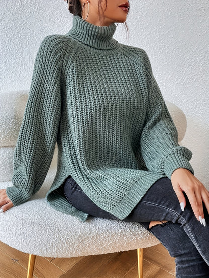 Ragna™ | Stilren Polotröja med Slits