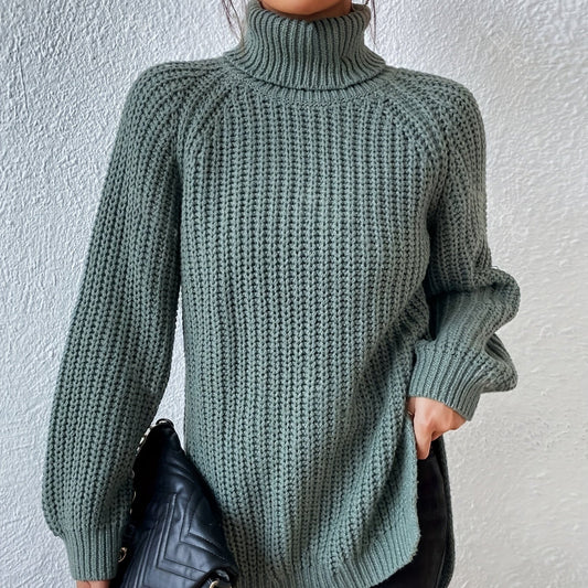 Ragna™ | Stilren Polotröja med Slits